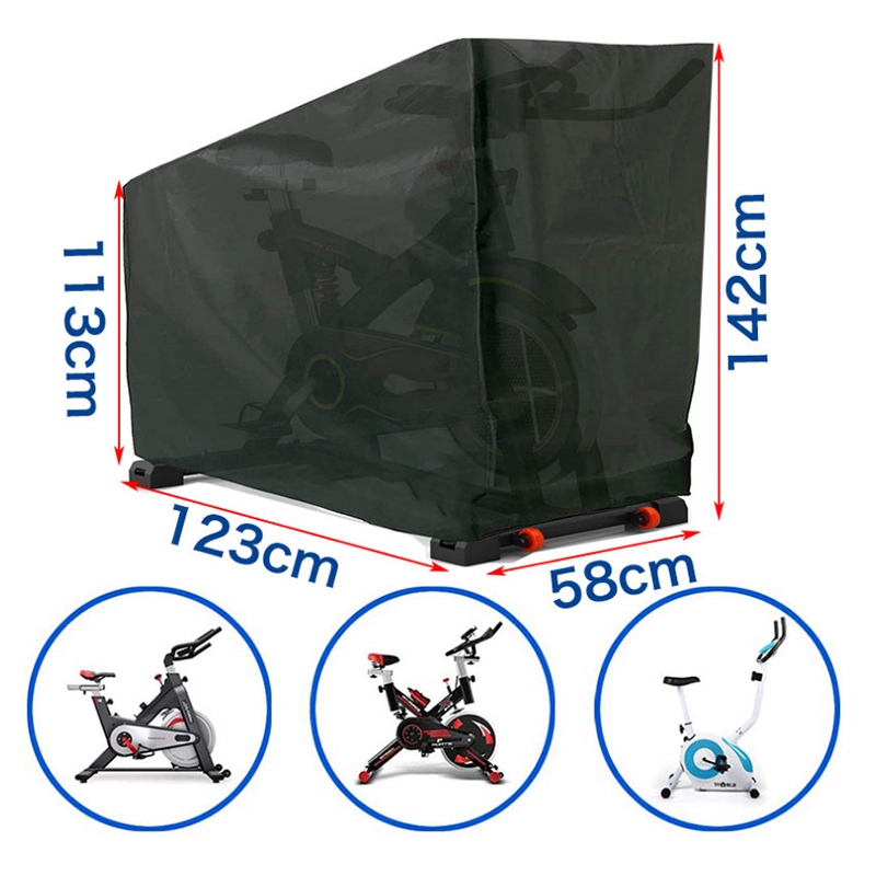 Exercise Stationary Bike Cover - Cycling ulasan dan harga