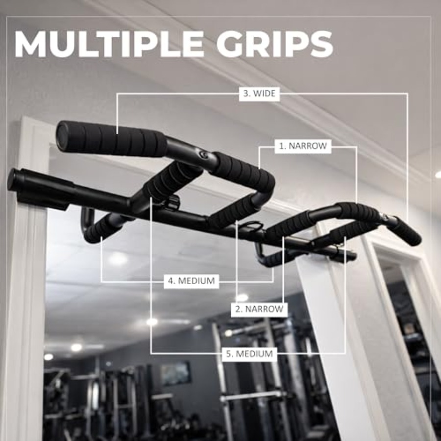 Doorway Pull Up Bar Set with S - Door Pull Up Bar No Screw ulasan dan harga