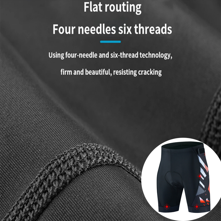 Three pocket Cycling Shorts Bi - Padded Cycling Shorts 5D Gel ulasan dan harga